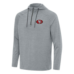 San Francisco 49ers Antigua Spikes Quarter-Zip Pullover Hoodie | NFL Outlet