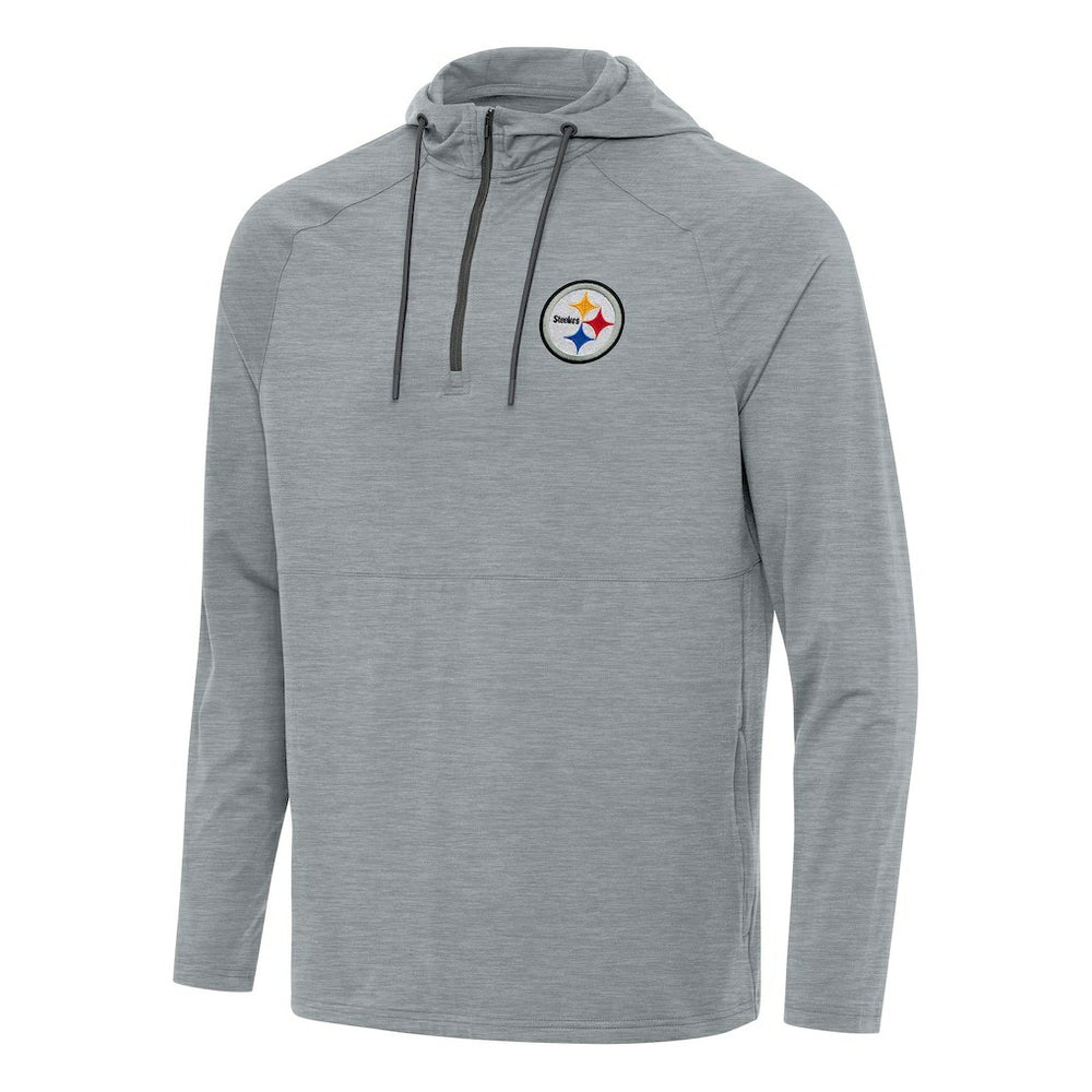 Pittsburgh Steelers Antigua Spikes Quarter-Zip Pullover Hoodie | NFL Sale