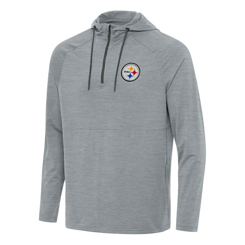 Pittsburgh Steelers Antigua Spikes Quarter-Zip Pullover Hoodie | NFL Sale