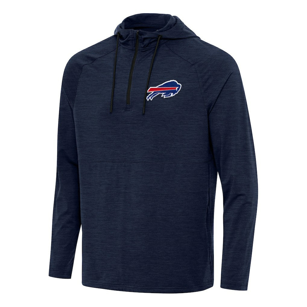 Buffalo Bills Antigua Spikes Quarter-Zip Pullover Hoodie | NFL US