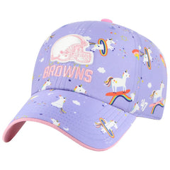 Cleveland Browns '47 Girls Preschool Unicorn Clean Up Adjustable Hat | NFL US