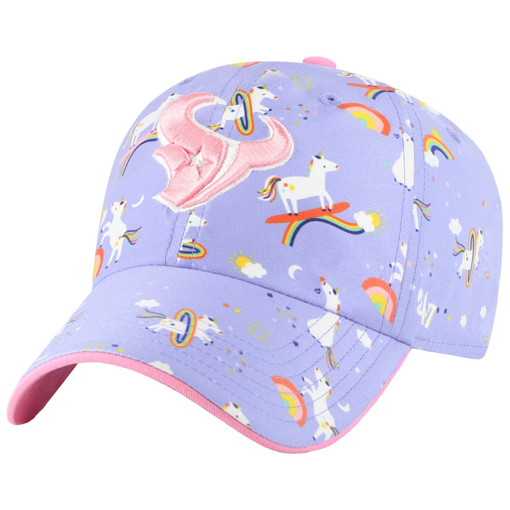 Houston Texans '47 Girls Preschool Unicorn Clean Up Adjustable Hat | NFL US