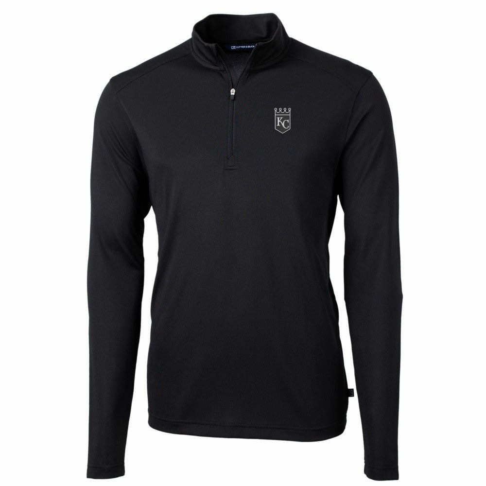 Kansas City Royals Cutter & Buck Virtue Eco Pique Quarter-Zip Jacket - MLB Jackets