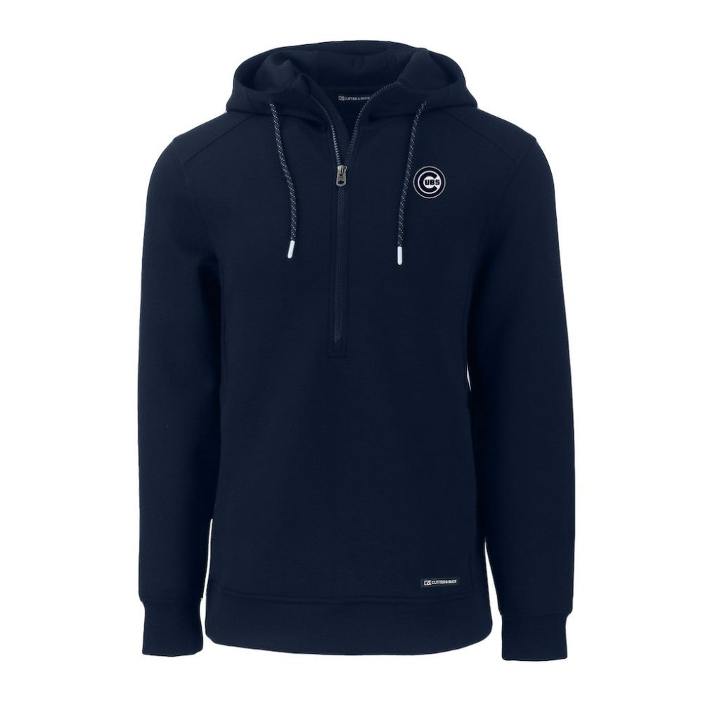 Chicago Cubs Cutter & Buck Roam Eco Recycled Half-Zip Pullover Hoodie - MLB Hoodies
