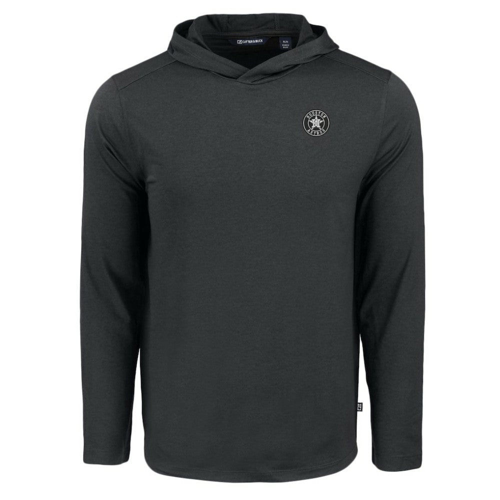 Houston Astros Cutter & Buck Coastline Epic Comfort Eco Recycled Long Sleeve Hoodie T-Shirt - MLB Hoodies