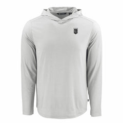 Kansas City Royals Cutter & Buck Coastline Epic Comfort Eco Recycled Long Sleeve Hoodie T-Shirt - MLB Hoodies