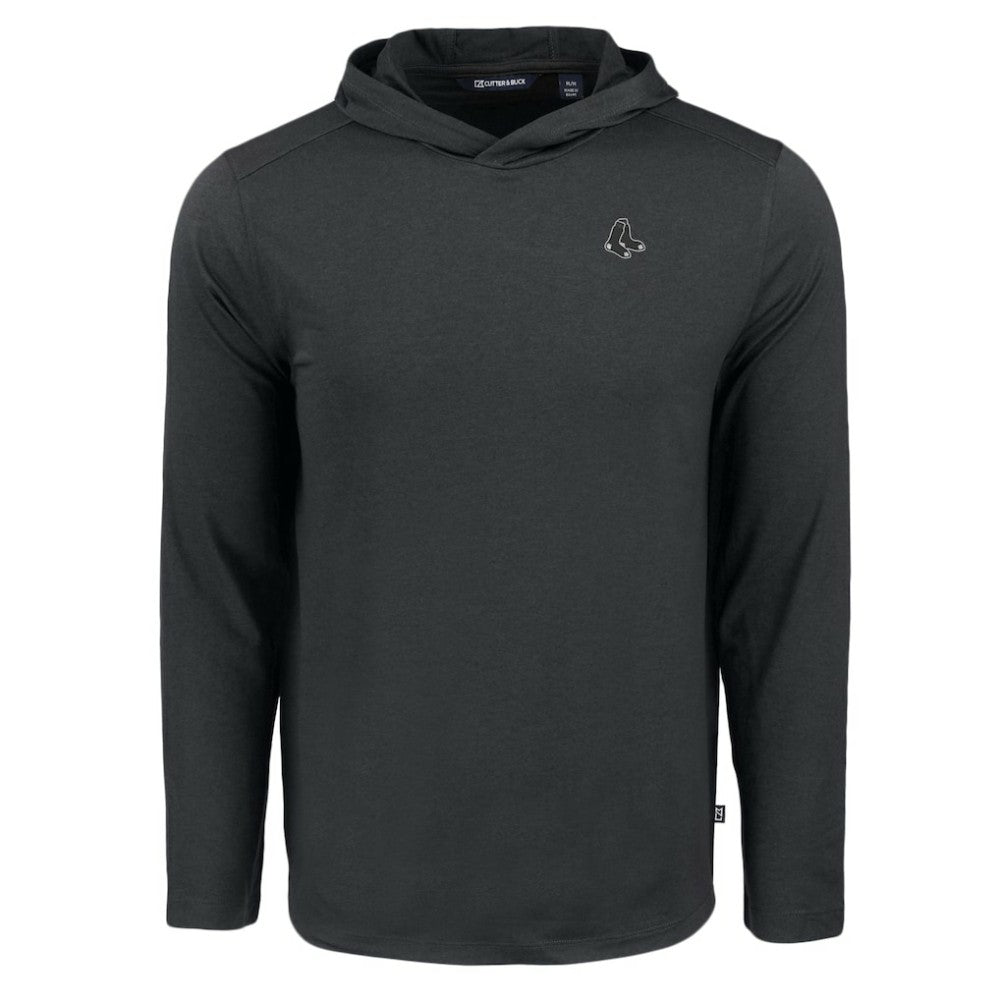 Boston Red Sox Cutter & Buck Coastline Epic Comfort Eco Recycled Long Sleeve Hoodie T-Shirt - MLB Hoodies