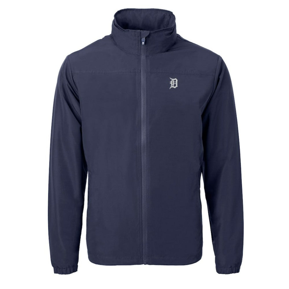 Detroit Tigers Cutter & Buck Charter Eco Recycled Full-Zip Hoodie Jacket - MLB Jackets