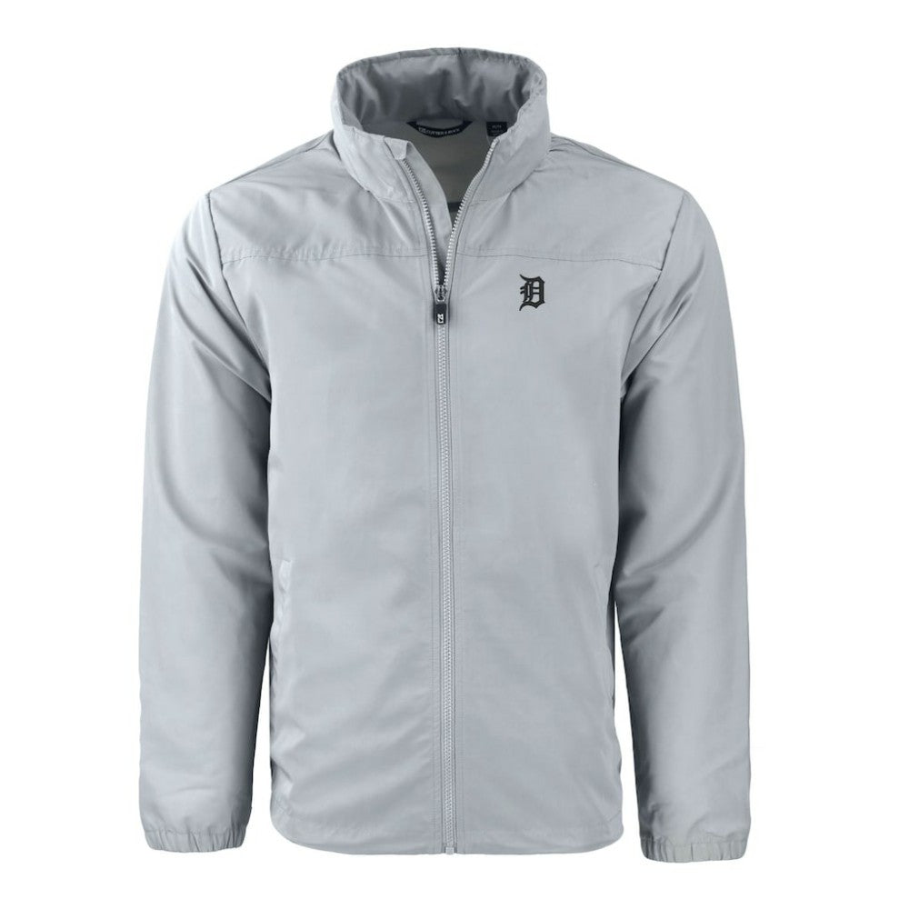 Detroit Tigers Cutter & Buck Charter Eco Recycled Full-Zip Hoodie Jacket - MLB Jackets
