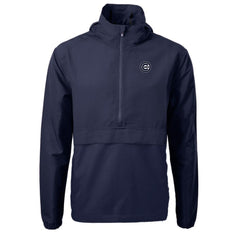 Chicago Cubs Cutter & Buck Charter Eco Recycled Anorak Half-Zip Hoodie Jacket - MLB Jackets