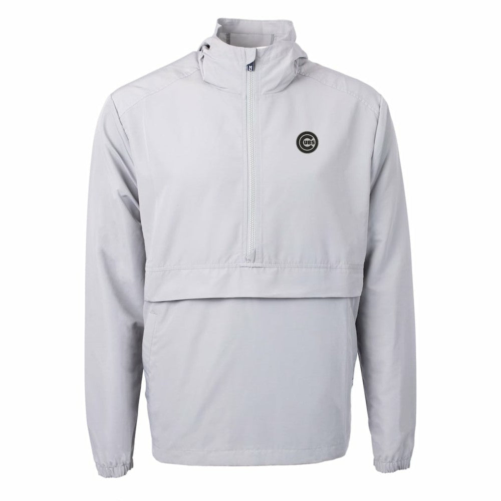 Chicago Cubs Cutter & Buck Charter Eco Recycled Anorak Half-Zip Hoodie Jacket - MLB Jackets