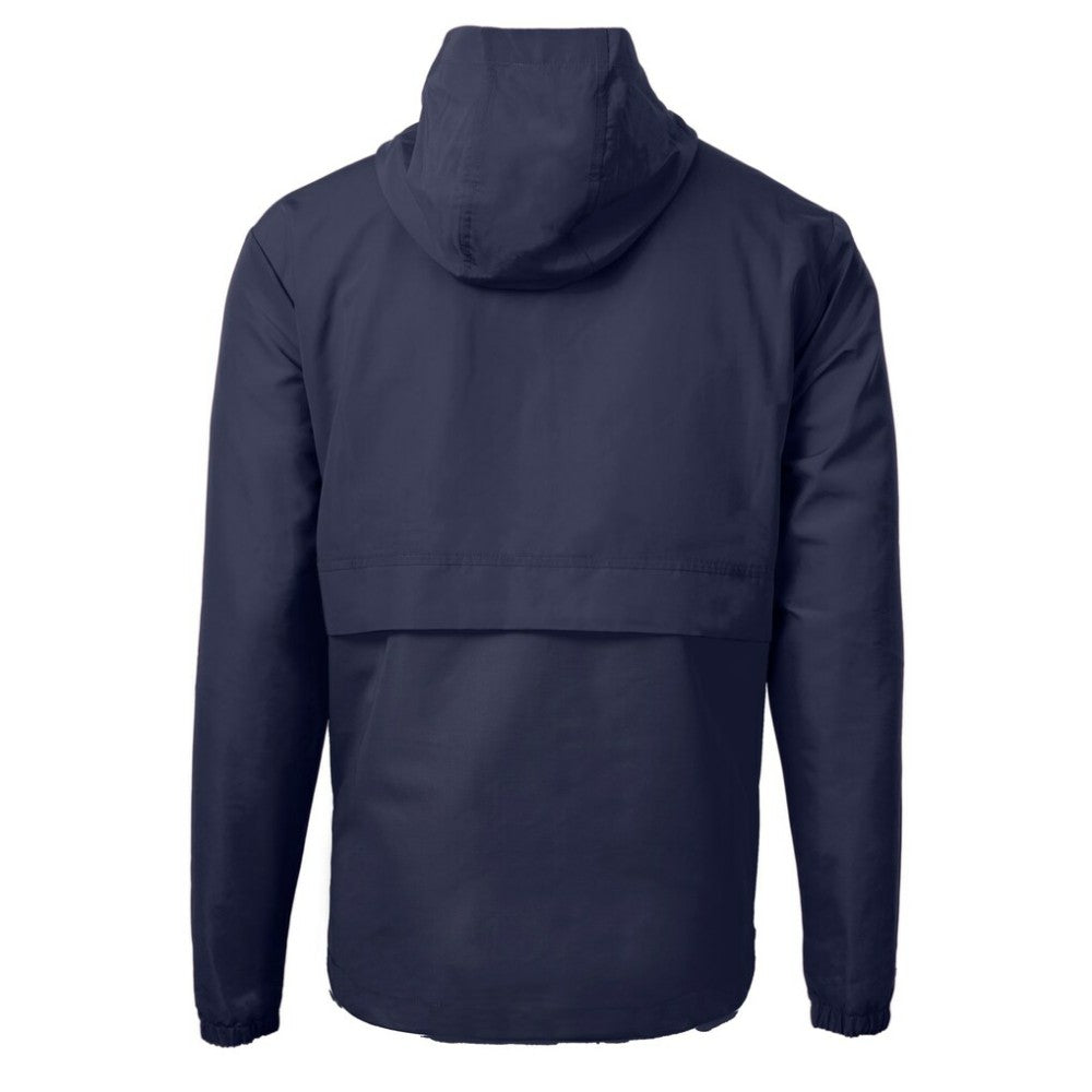 Boston Red Sox Cutter & Buck Charter Eco Recycled Anorak Half-Zip Hoodie Jacket - MLB Jackets