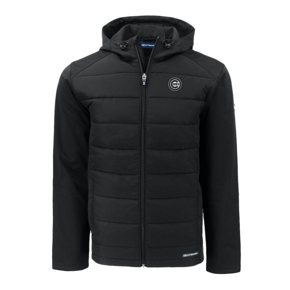 Chicago Cubs Cutter & Buck Evoke Hybrid Eco Softshell Recycled Full-Zip Jacket - MLB Jackets