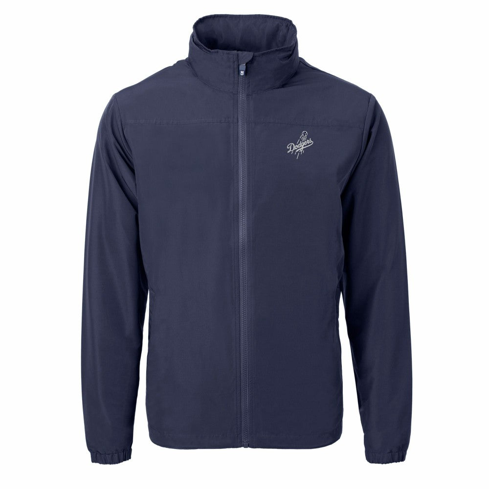 Los Angeles Dodgers Cutter & Buck Charter Eco Recycled Full-Zip Hoodie Jacket - MLB Jackets