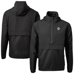 New York Yankees Cutter & Buck Charter Eco Recycled Anorak Half-Zip Hoodie Jacket - MLB Jackets