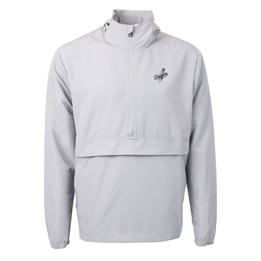 Los Angeles Dodgers Cutter & Buck Charter Eco Recycled Anorak Half-Zip Hoodie Jacket - MLB Jackets