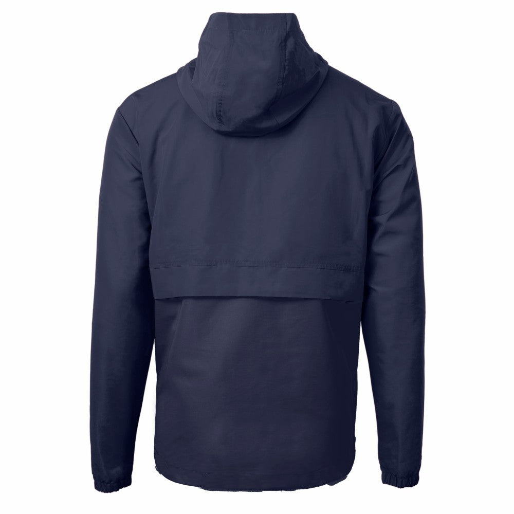 Milwaukee Brewers Cutter & Buck Charter Eco Recycled Anorak Half-Zip Hoodie Jacket - MLB Jackets