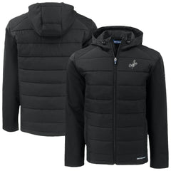 Los Angeles Dodgers Cutter & Buck Evoke Hybrid Eco Softshell Recycled Full-Zip Hooded Jacket - MLB Jackets