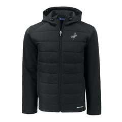 Los Angeles Dodgers Cutter & Buck Evoke Hybrid Eco Softshell Recycled Full-Zip Hooded Jacket - MLB Jackets