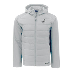 Los Angeles Dodgers Cutter & Buck Evoke Hybrid Eco Softshell Recycled Full-Zip Hooded Jacket - MLB Jackets