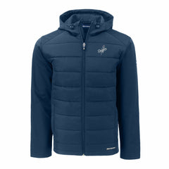 Los Angeles Dodgers Cutter & Buck Evoke Hybrid Eco Softshell Recycled Full-Zip Hooded Jacket - MLB Jackets