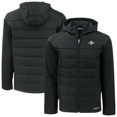 San Francisco Giants Cutter & Buck Evoke Hybrid Eco Softshell Recycled Full-Zip Hooded Jacket - MLB Jackets