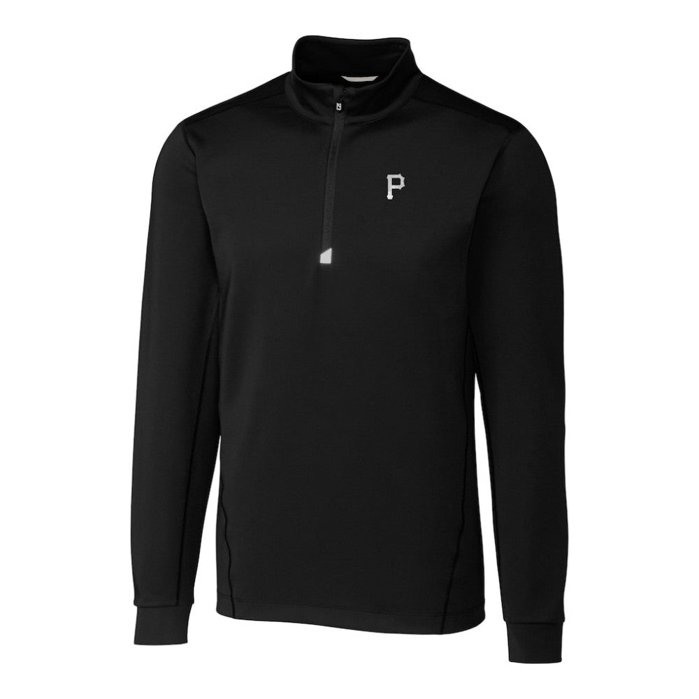 Pittsburgh Pirates Cutter & Buck Traverse Eco Tri-Blend DryTec Quarter-Zip Jacket - MLB Jackets