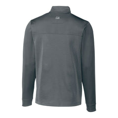 San Diego Padres Cutter & Buck Traverse Eco Stripe Tri-Blend DryTec Quarter-Zip Jacket - MLB Jackets