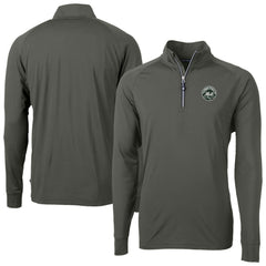 New York Mets Cutter & Buck Adapt Eco Raglan Quarter-Zip Jacket - MLB Jackets