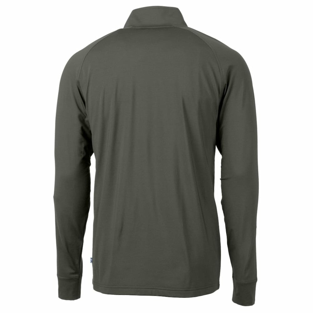 New York Mets Cutter & Buck Adapt Eco Raglan Quarter-Zip Jacket - MLB Jackets