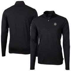 Seattle Mariners Cutter & Buck Virtue Eco Pique Quarter-Zip Jacket - MLB Jackets