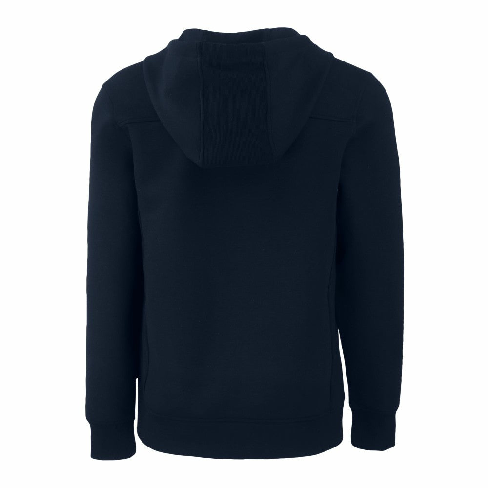 New York Mets Cutter & Buck Roam Eco Recycled Tri-Blend Half-Zip Hoodie - MLB Hoodies