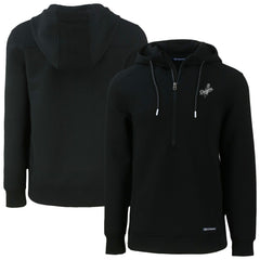 Los Angeles Dodgers Cutter & Buck Roam Eco Recycled Tri-Blend Half-Zip Hoodie - MLB Hoodies