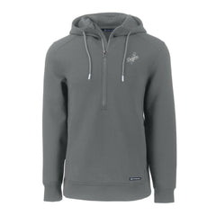 Los Angeles Dodgers Cutter & Buck Roam Eco Recycled Tri-Blend Half-Zip Hoodie - MLB Hoodies