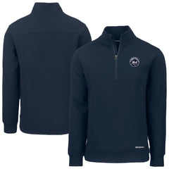 New York Mets Cutter & Buck Roam Eco Quarter-Zip Jacket - MLB Jackets