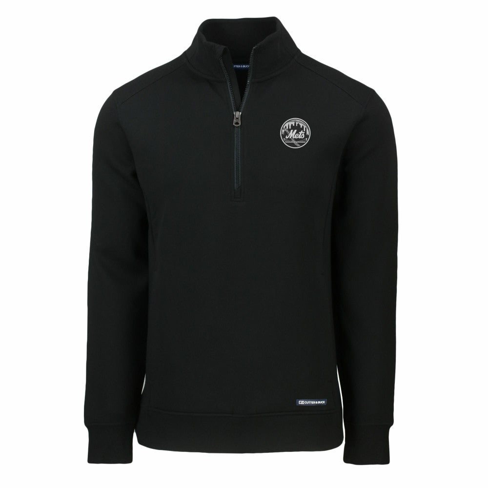 New York Mets Cutter & Buck Roam Eco Quarter-Zip Jacket - MLB Jackets