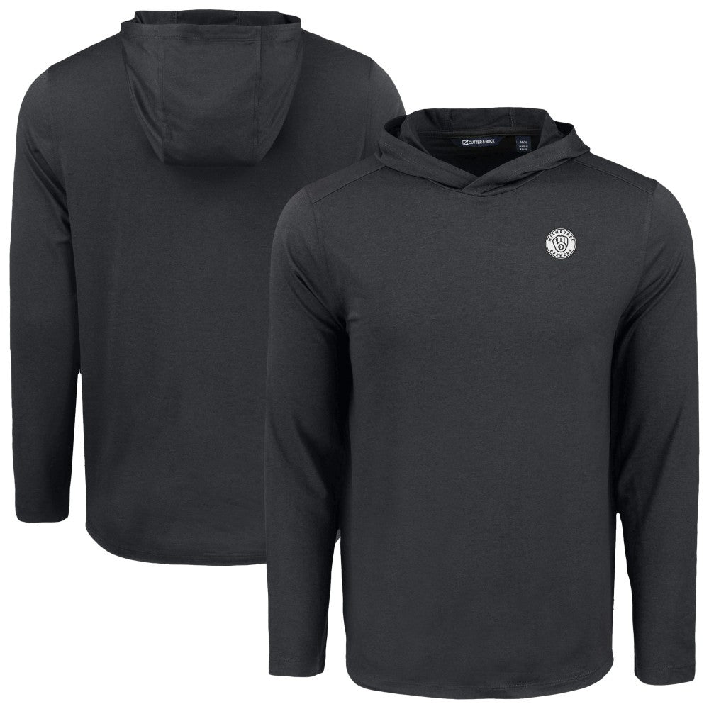 Milwaukee Brewers Cutter & Buck Coastline Epic Comfort Eco Recycled Hoodie T-Shirt - MLB Hoodies