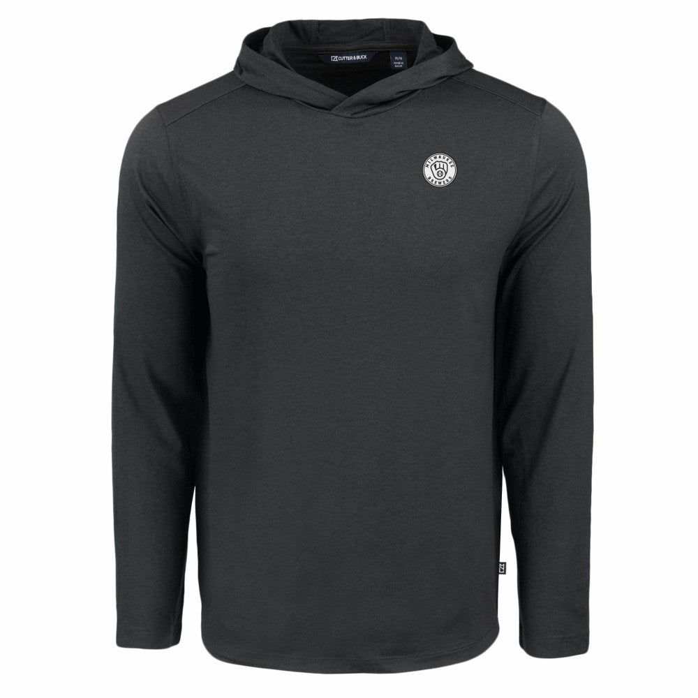Milwaukee Brewers Cutter & Buck Coastline Epic Comfort Eco Recycled Hoodie T-Shirt - MLB Hoodies