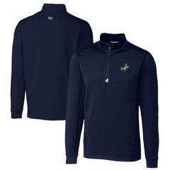 Los Angeles Dodgers Cutter & Buck Big & Tall Traverse Stretch Quarter-Zip Pullover Top - MLB Pullover