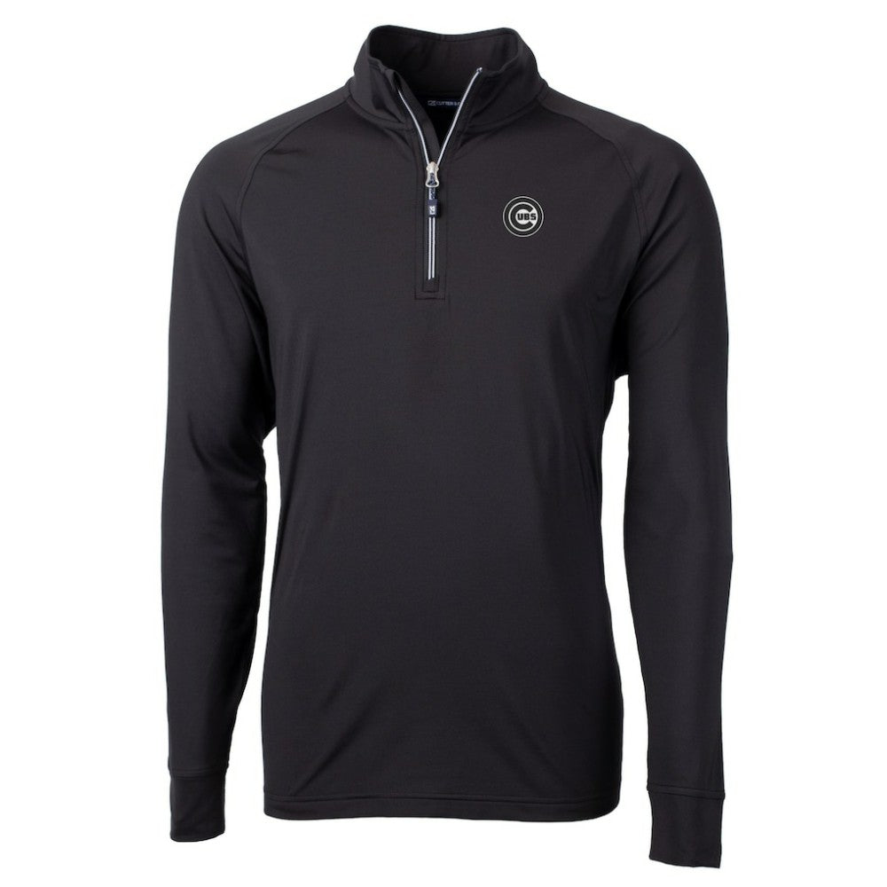 Chicago Cubs Cutter & Buck Big & Tall Adapt Eco DryTec Raglan Quarter-Zip Jacket - MLB Jackets