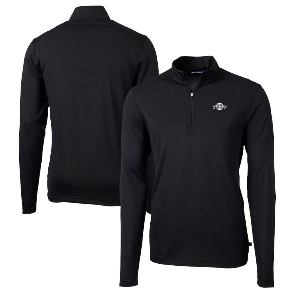 San Francisco Giants Cutter & Buck Big & Tall Virtue Eco Pique Quarter-Zip Jacket - MLB Jackets