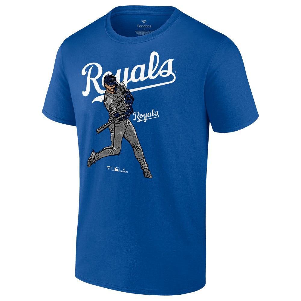 Bobby Witt Jr. Kansas City Royals Player Swing T-Shirt - MLB T-shirts