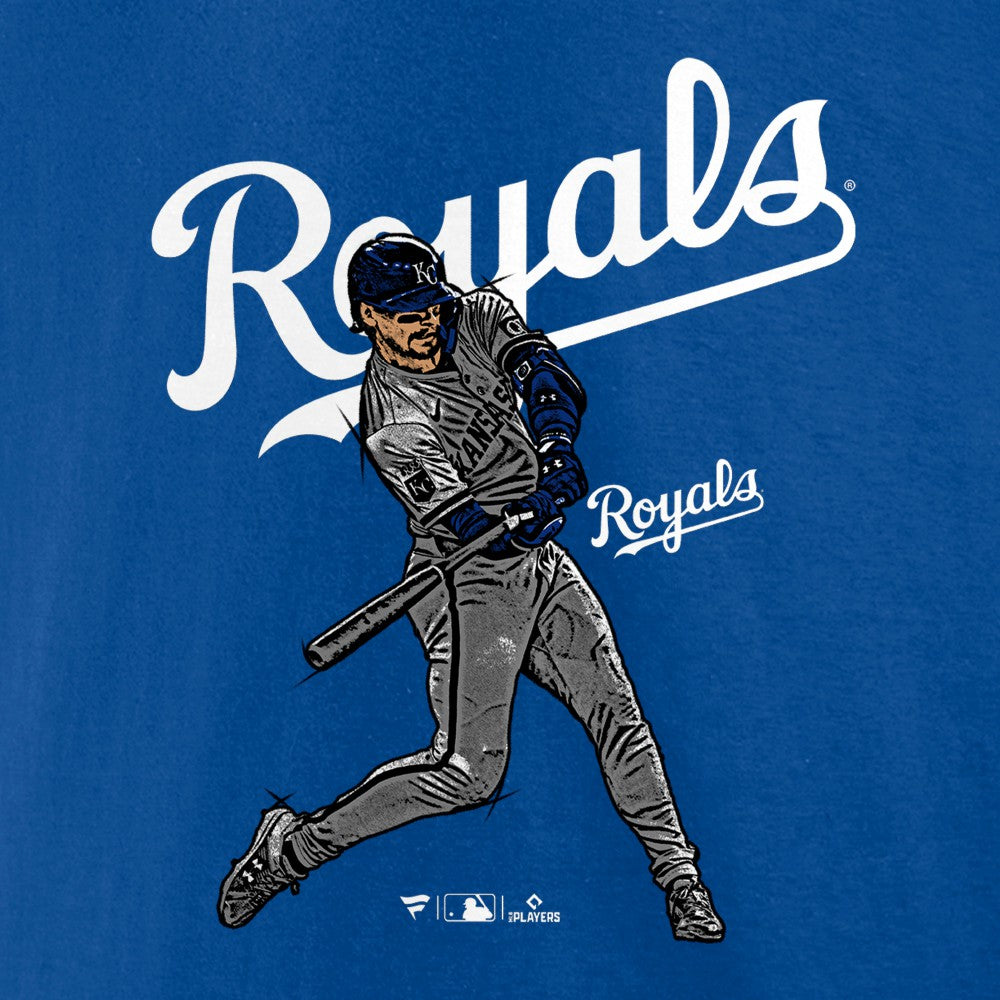 Bobby Witt Jr. Kansas City Royals Player Swing T-Shirt - MLB T-shirts
