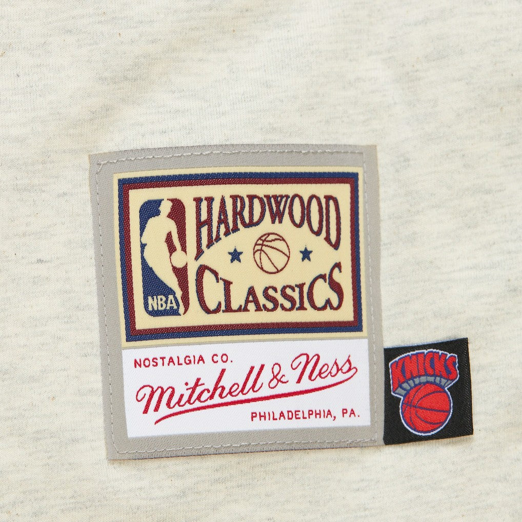 Oatmeal New York Knicks Hardwood Classics Legacy Defined Retro Championship T-Shirt | NBA