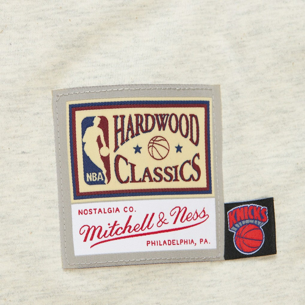 Oatmeal New York Knicks Hardwood Classics Legacy Defined Retro Championship T-Shirt | NBA
