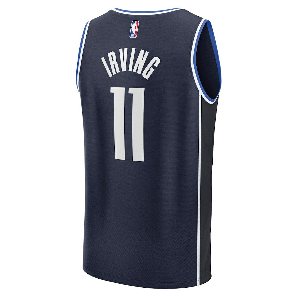 Navy Kyrie Irving Dallas Mavericks Fast Break Replica Player Jersey sale | NBA