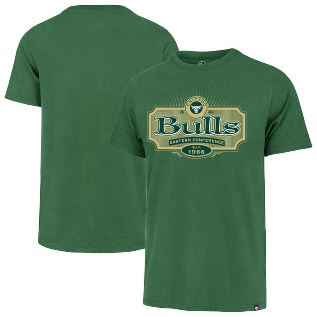 Green Chicago Bulls '47 Lucky Team Franklin T-Shirt sale | NBA