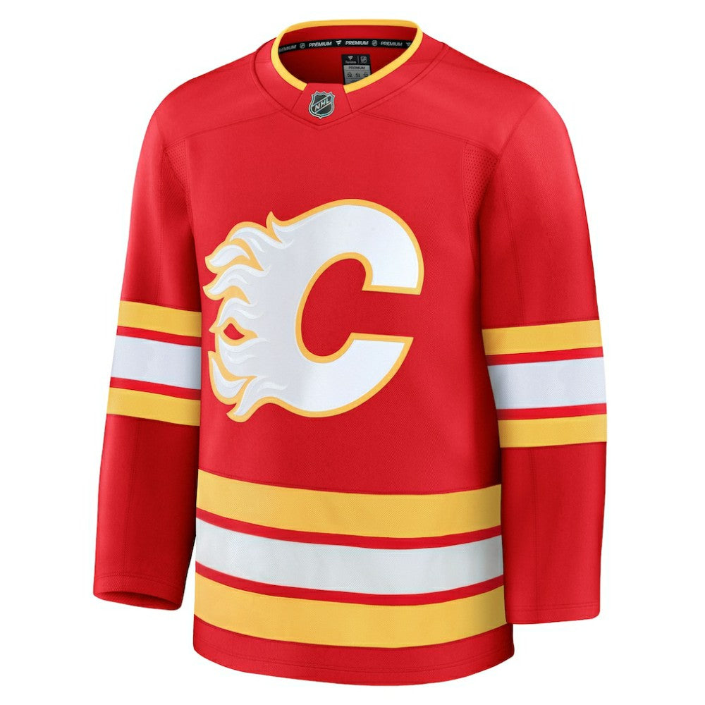 Calgary Flames Fanatics Home Premium Jersey -  NHL Jerseys