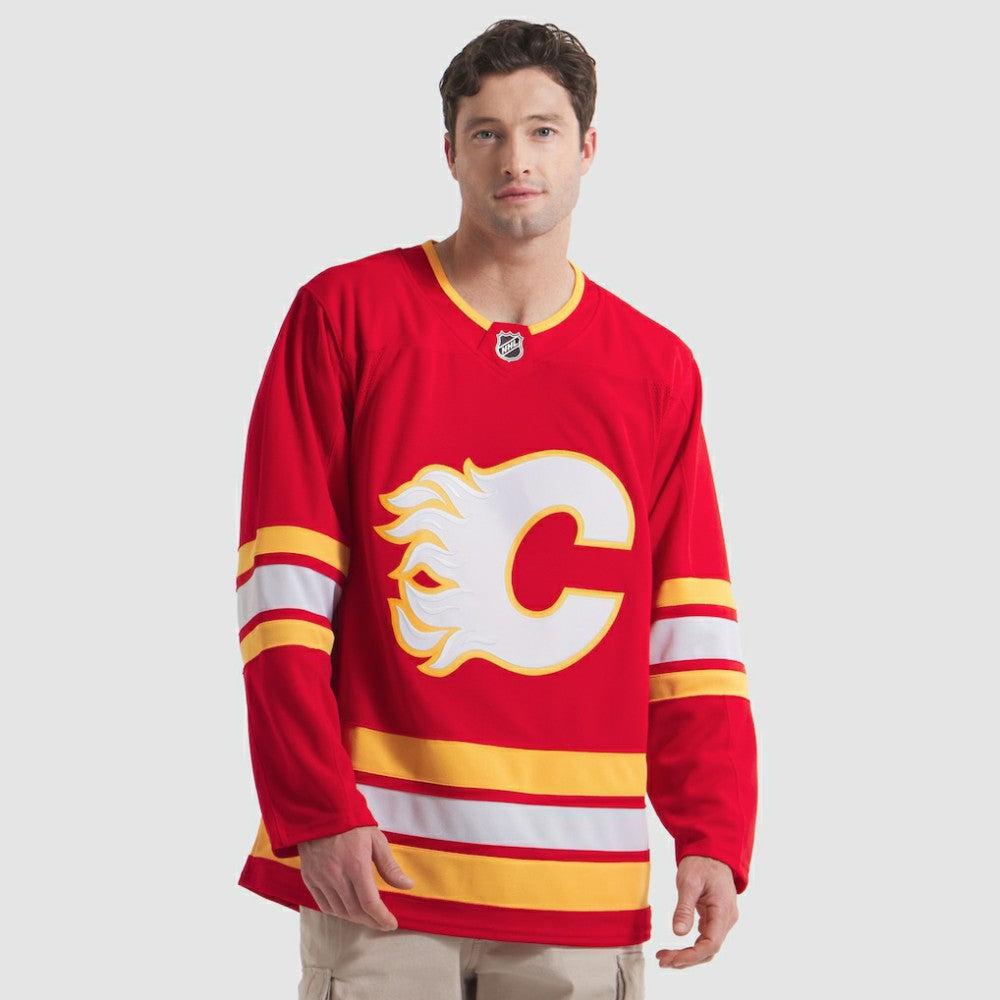 Calgary Flames Fanatics Home Premium Jersey -  NHL Jerseys