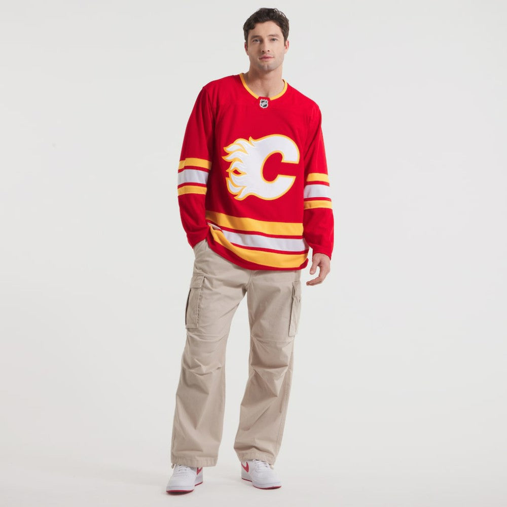 Calgary Flames Fanatics Home Premium Jersey -  NHL Jerseys